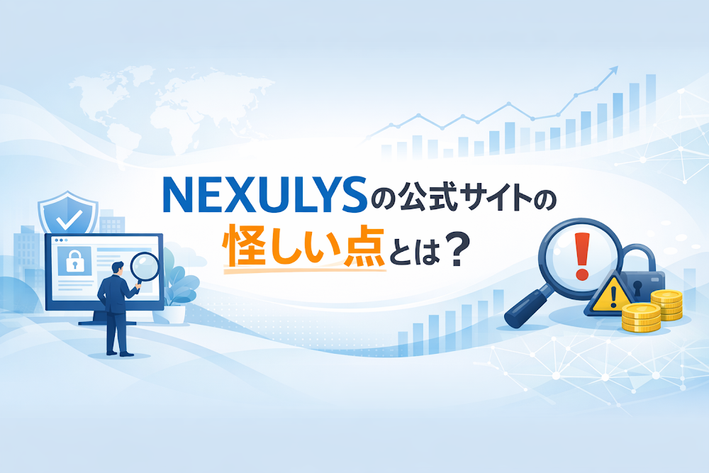 NEXULYSの公式サイトの怪しい点とは？