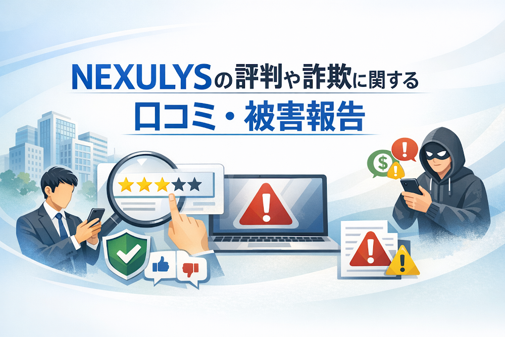 NEXULYSの評判や詐欺に関する口コミ・被害報告