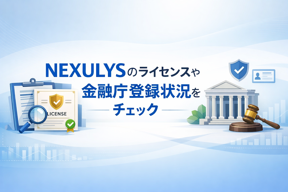 NEXULYSのライセンスや金融庁登録状況をチェック