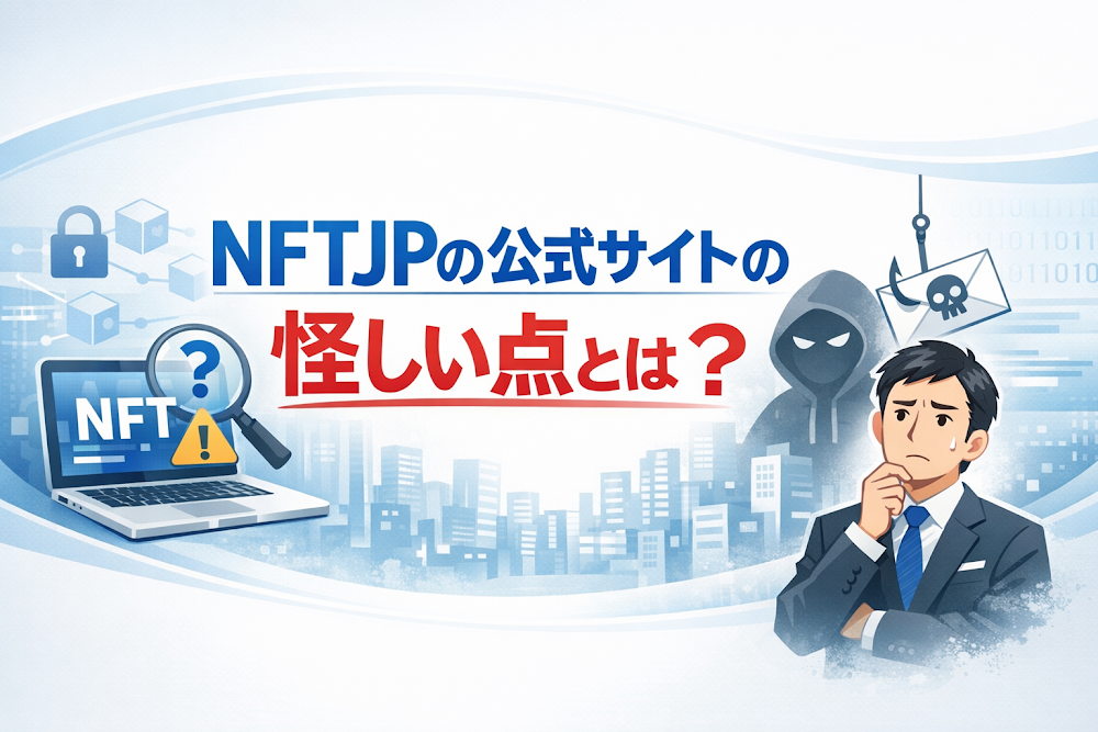NFTJPの公式サイトの怪しい点とは？