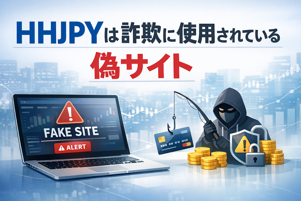 【結論】HHJPYは詐欺に使用されている偽サイト