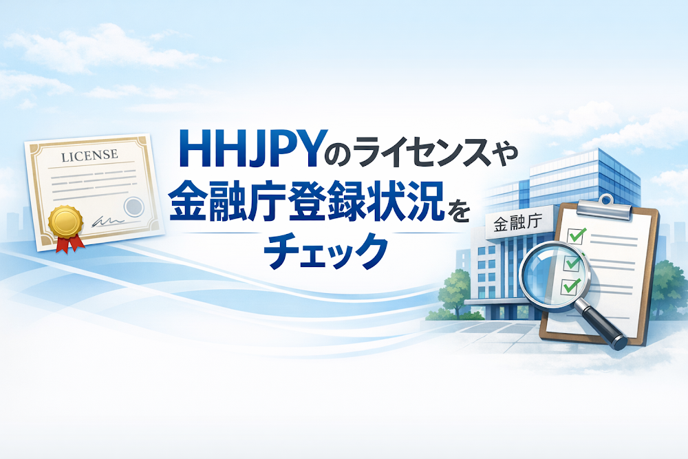 HHJPYのライセンスや金融庁登録状況をチェック
