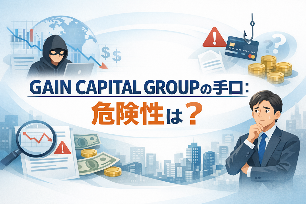 GAIN CAPITAL GROUPの手口：危険性は？