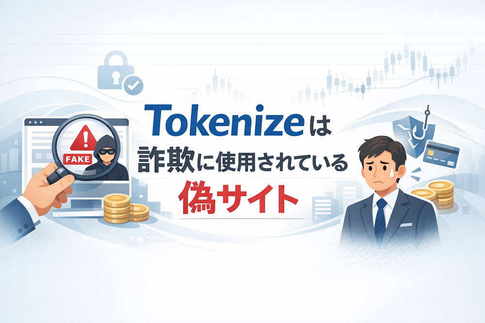 【結論】Tokenizeは詐欺に使用されている偽サイト