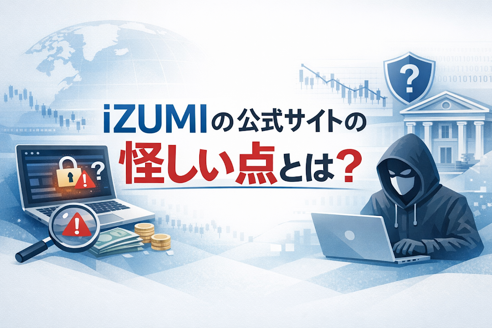iZUMIの公式サイトの怪しい点とは？