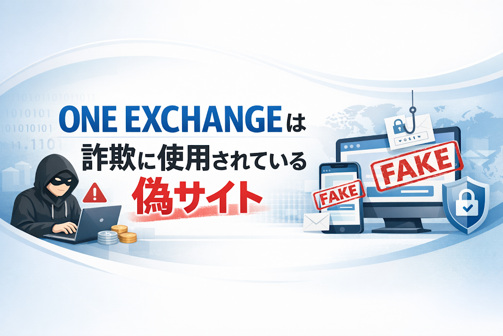 【結論】ONE EXCHANGEは詐欺に使用されている偽サイト