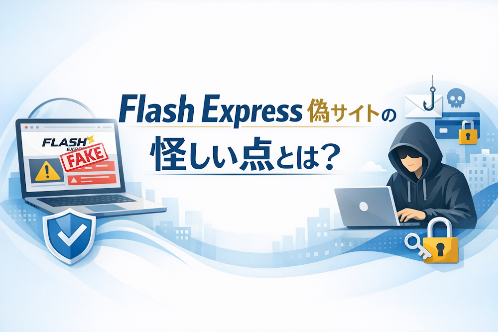 Flash Express偽サイトの怪しい点とは？