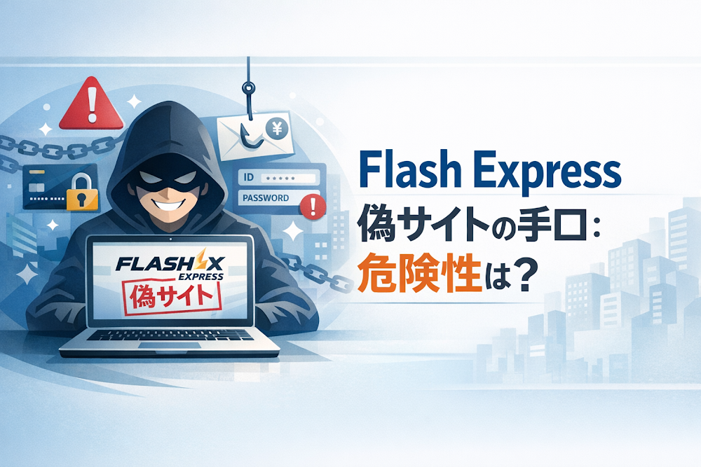 Flash Express偽サイトの手口：危険性は？