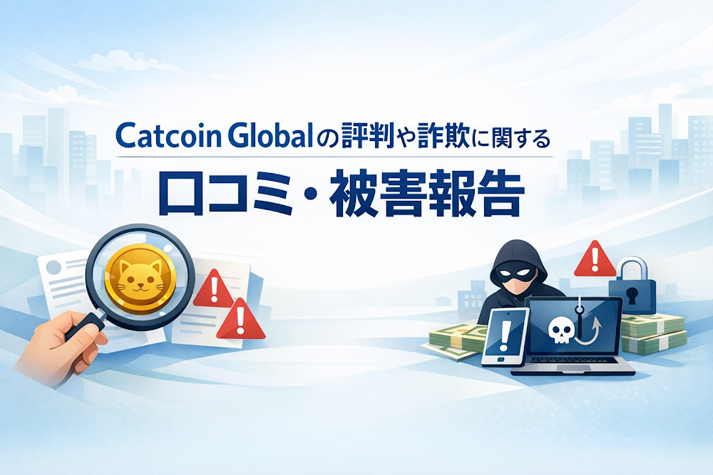 Catcoin Globalの評判や詐欺に関する口コミ・被害報告