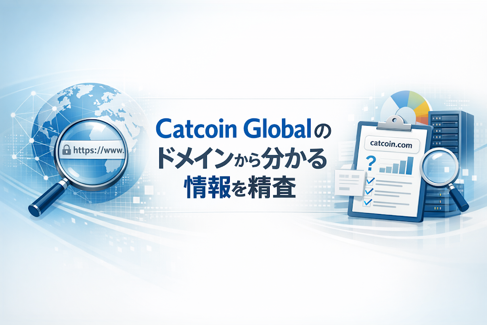 Catcoin Globalのドメインから分かる情報を精査