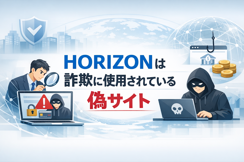 【結論】HORIZONは詐欺に使用されている偽サイト
