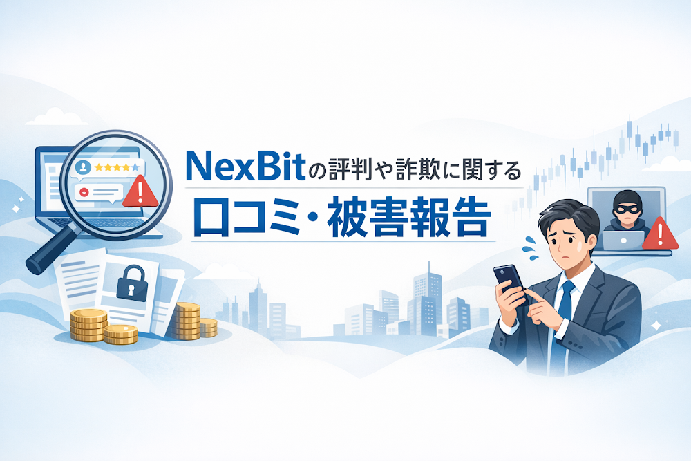 NexBitの評判や詐欺に関する口コミ・被害報告