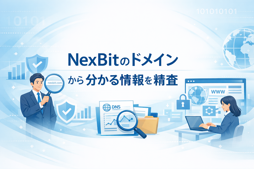 NexBitのドメインから分かる情報を精査