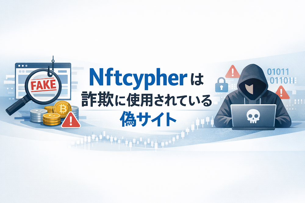 【結論】Nftcypherは詐欺に使用されている偽サイト