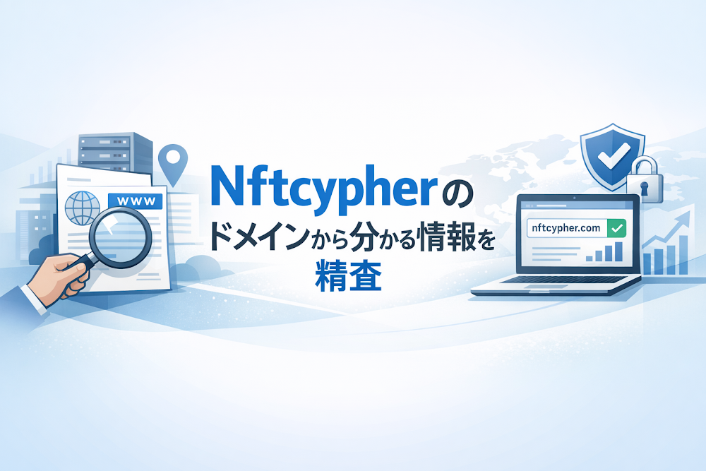 Nftcypherのドメインから分かる情報を精査