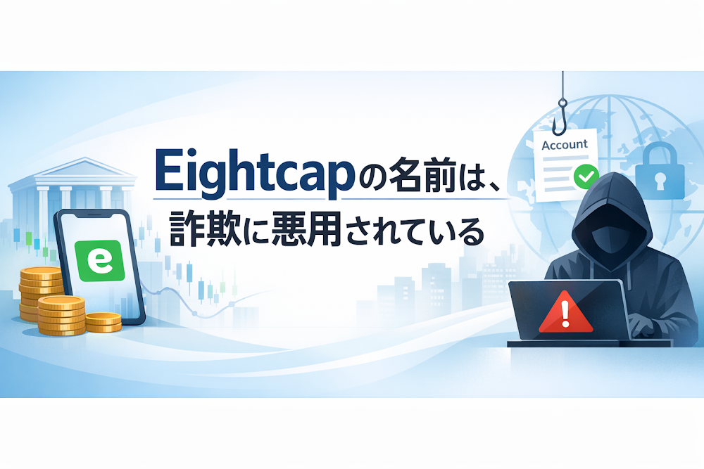 【結論】Eightcapの名前は、詐欺に悪用されている