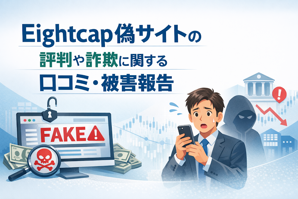 Eightcap偽サイトの評判や詐欺に関する口コミ・被害報告