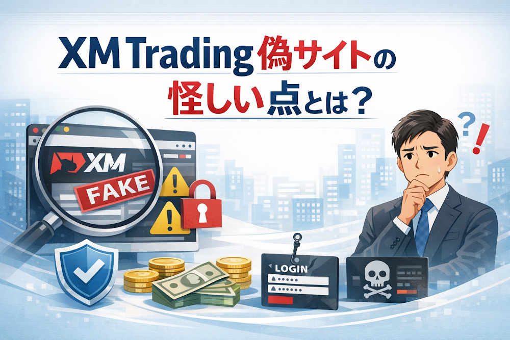 XM Trading偽サイトの怪しい点とは？