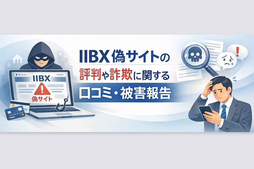 IIBX偽サイトの評判や詐欺に関する口コミ・被害報告