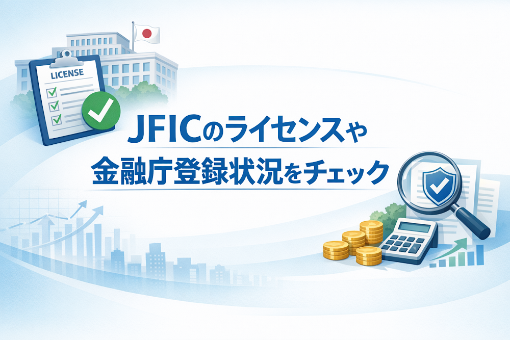 JFICのライセンスや金融庁登録状況をチェック