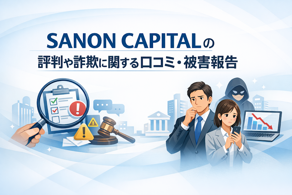 SANON CAPITALの評判や詐欺に関する口コミ・被害報告