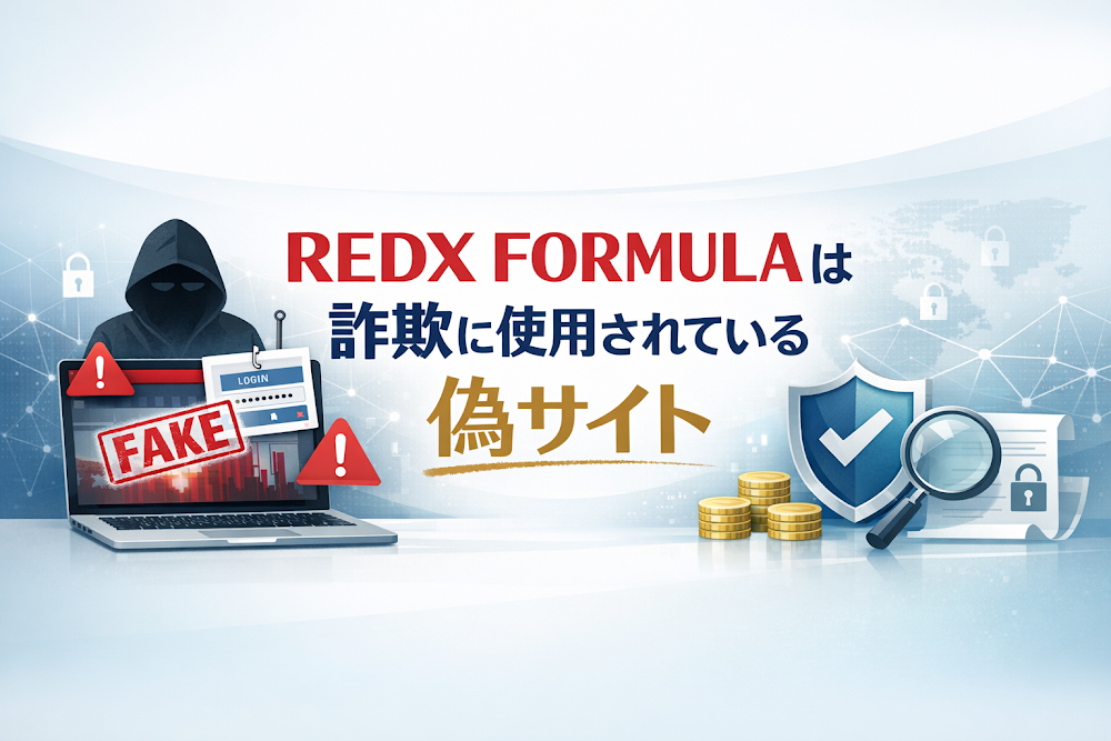 【結論】REDX FORMULAは詐欺に使用されている偽サイト