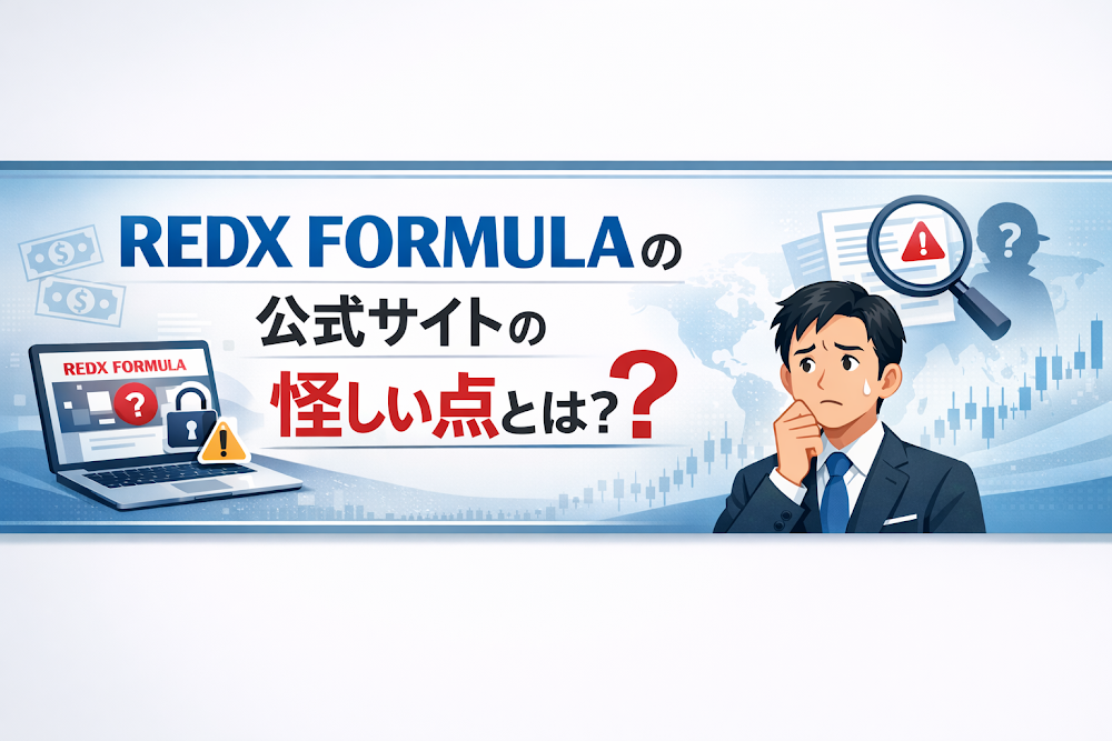 REDX FORMULAの公式サイトの怪しい点とは？