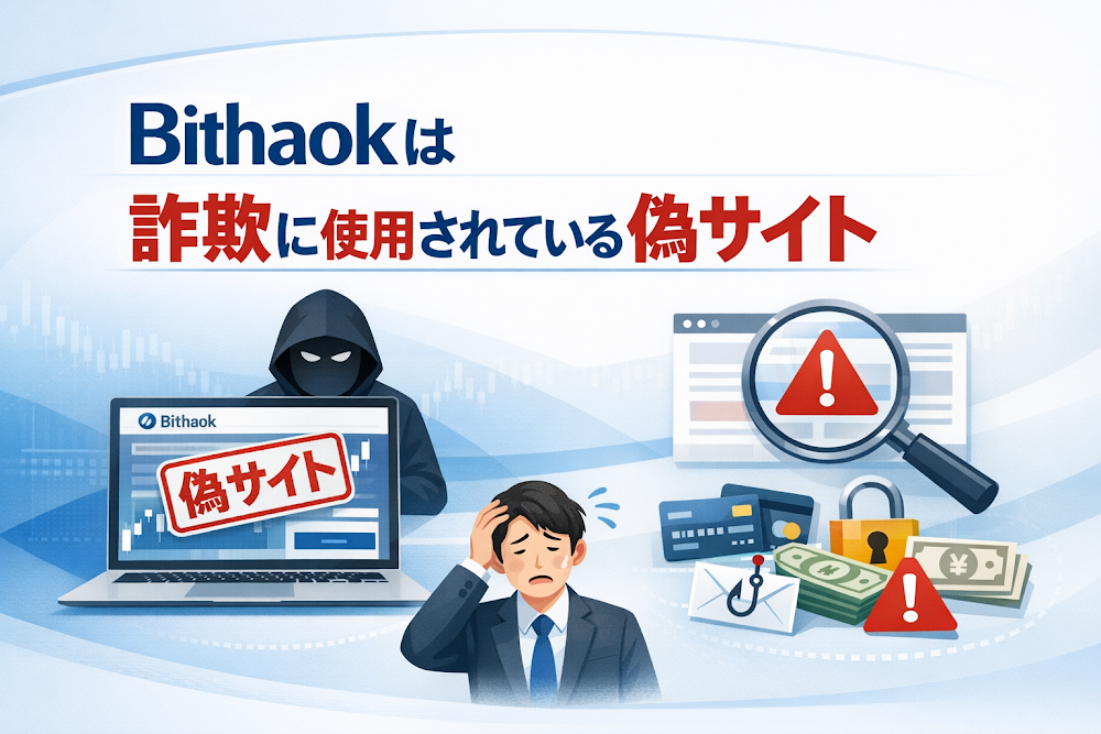 【結論】Bithaokは詐欺に使用されている偽サイト