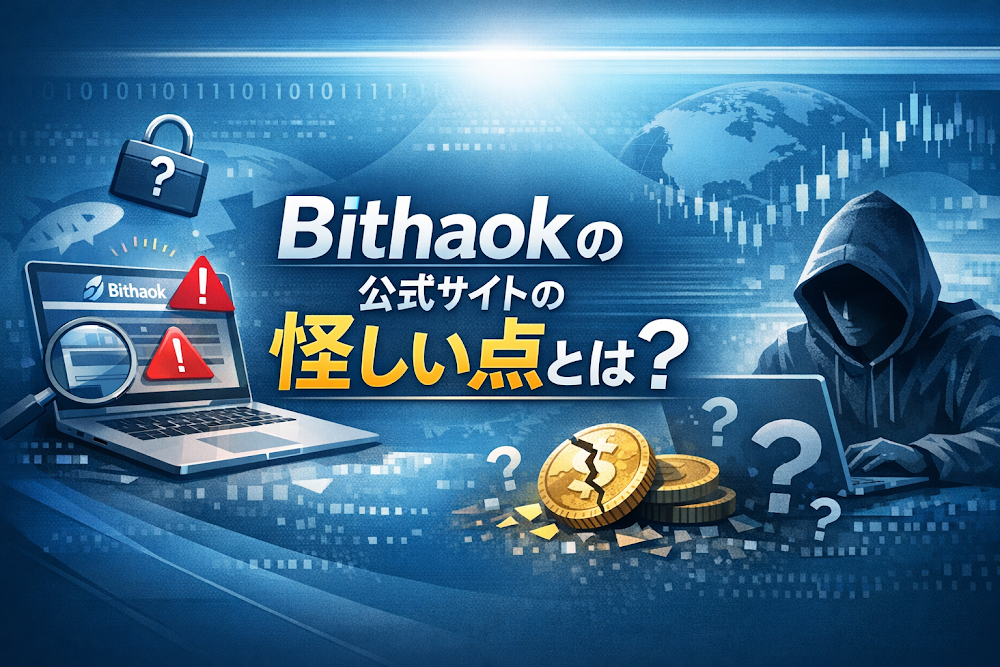 Bithaokの公式サイトの怪しい点とは?
