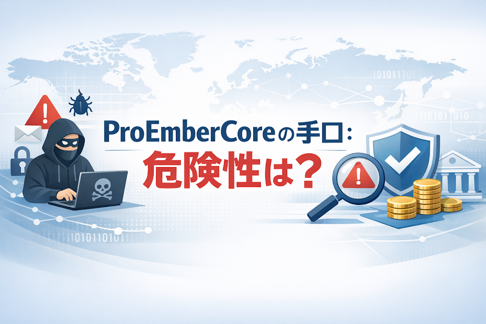 ProEmberCoreの手口：危険性は？