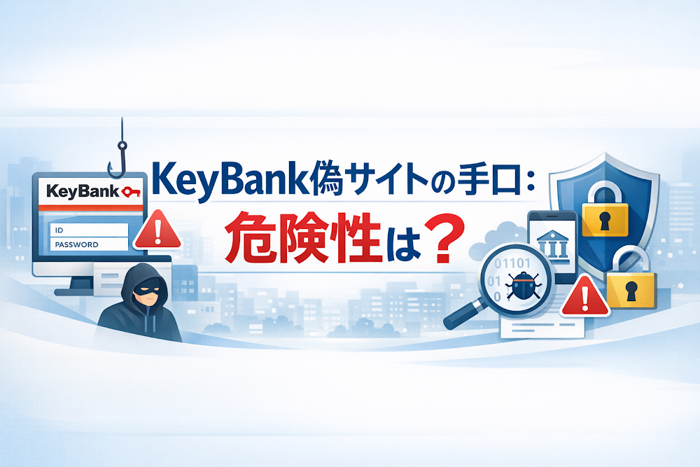 KeyBank偽サイトの手口：危険性は？