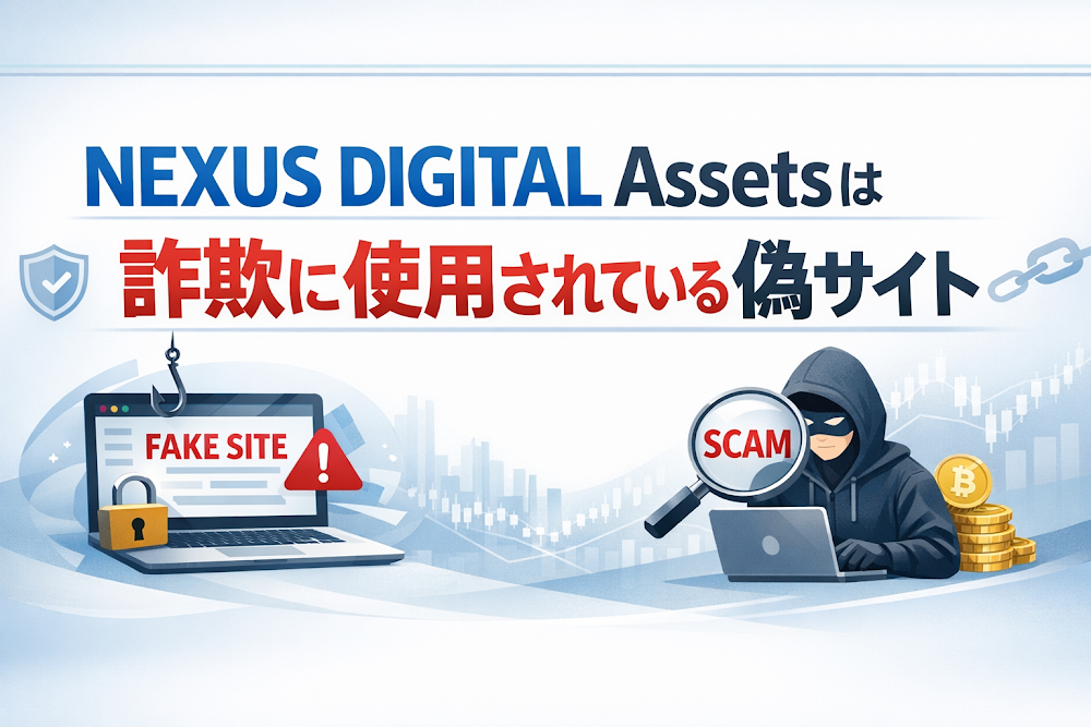 【結論】NEXUS DIGITAL Assetsは詐欺に使用されている偽サイト