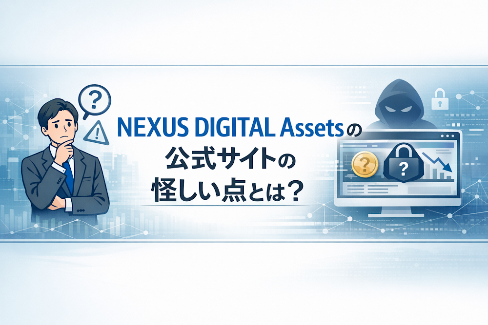 NEXUS DIGITAL Assetsの公式サイトの怪しい点とは?