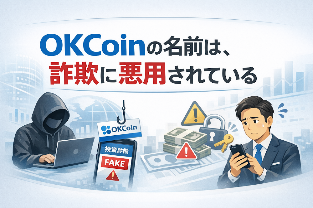 【結論】OKCoinの名前は、詐欺に悪用されている