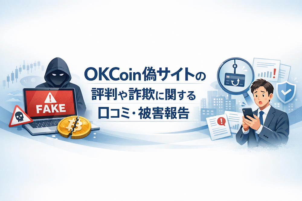 OKCoin偽サイトの評判や詐欺に関する口コミ・被害報告