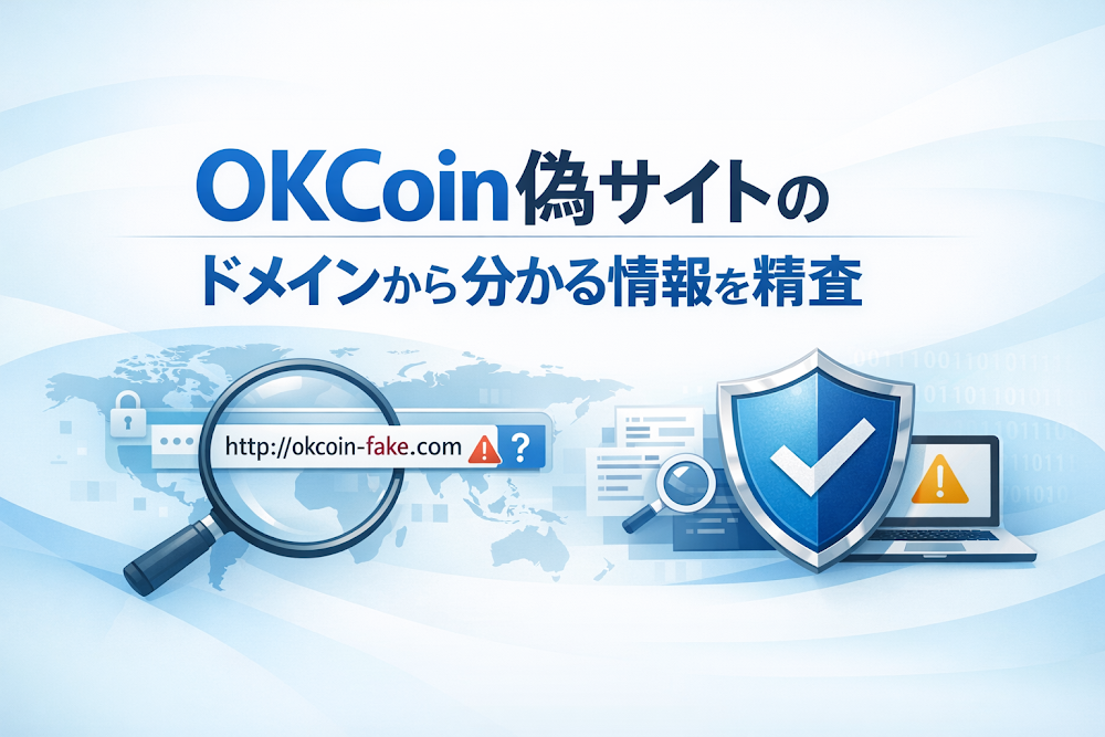 OKCoin偽サイトのドメインから分かる情報を精査