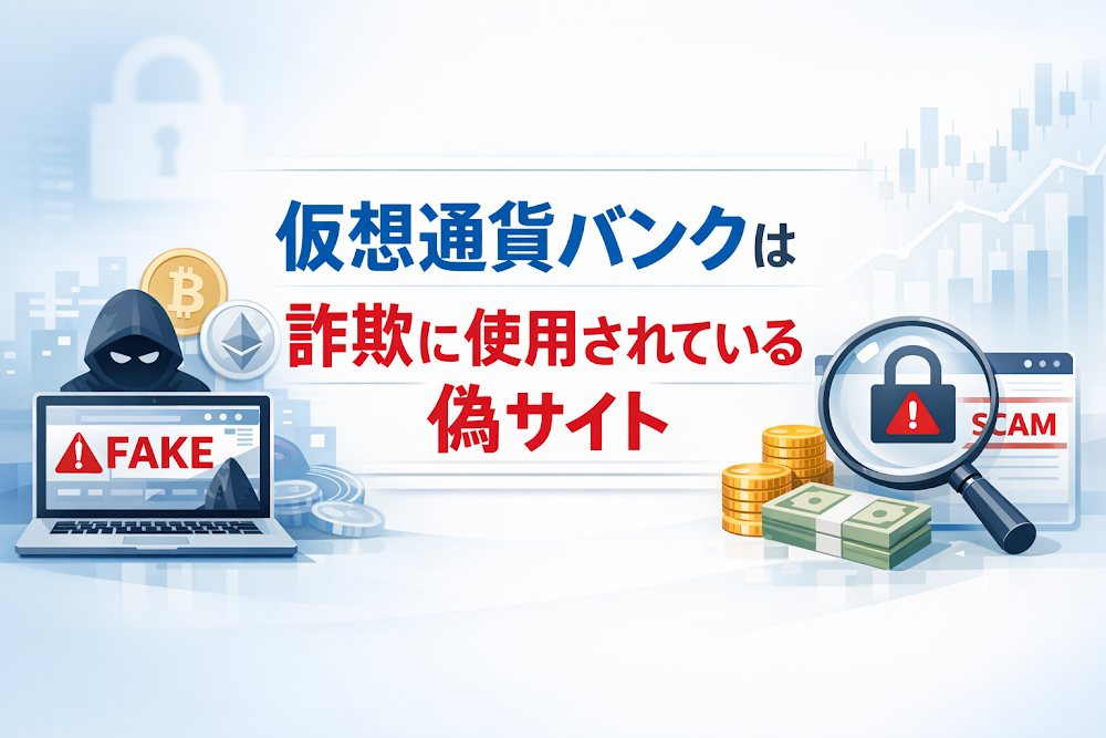 【結論】仮想通貨バンクは詐欺に使用されている偽サイト
