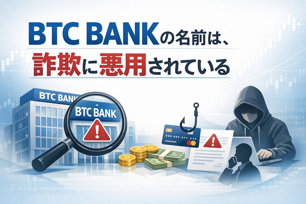 【結論】BTC BANKの名前は、詐欺に悪用されている