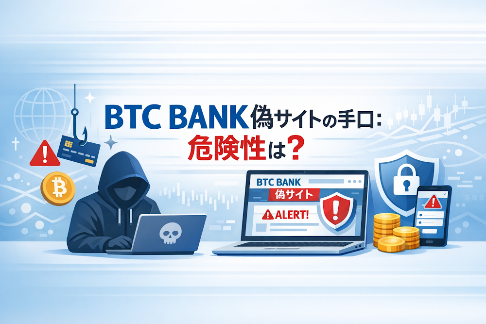 BTC BANK偽サイトの手口:危険性は?