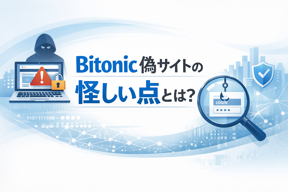 Bitonic偽サイトの怪しい点とは？