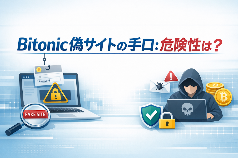 Bitonic偽サイトの手口：危険性は？