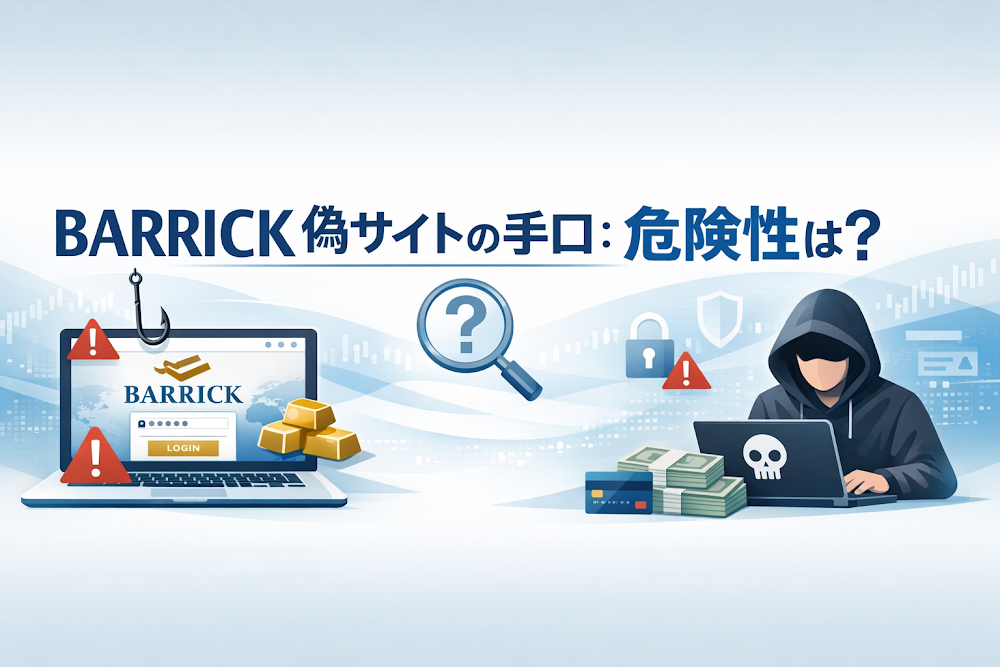 BARRICK偽サイトの手口:危険性は?