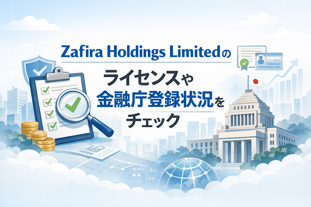 Zafira Holdings Limitedのライセンスや金融庁登録状況をチェック