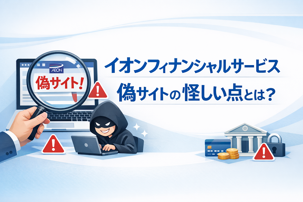 イオンフィナンシャルサービス偽サイトの怪しい点とは？