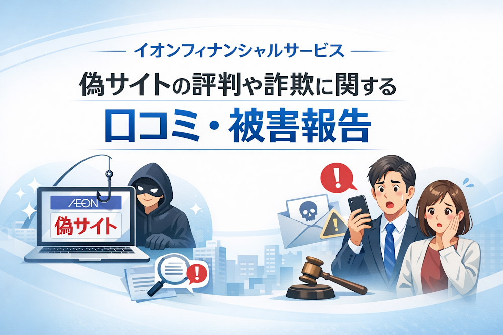 イオンフィナンシャルサービス偽サイトの評判や詐欺に関する口コミ・被害報告