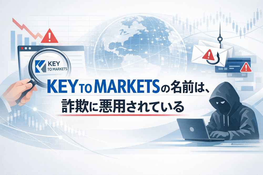 【結論】KEY TO MARKETSの名前は、詐欺に悪用されている