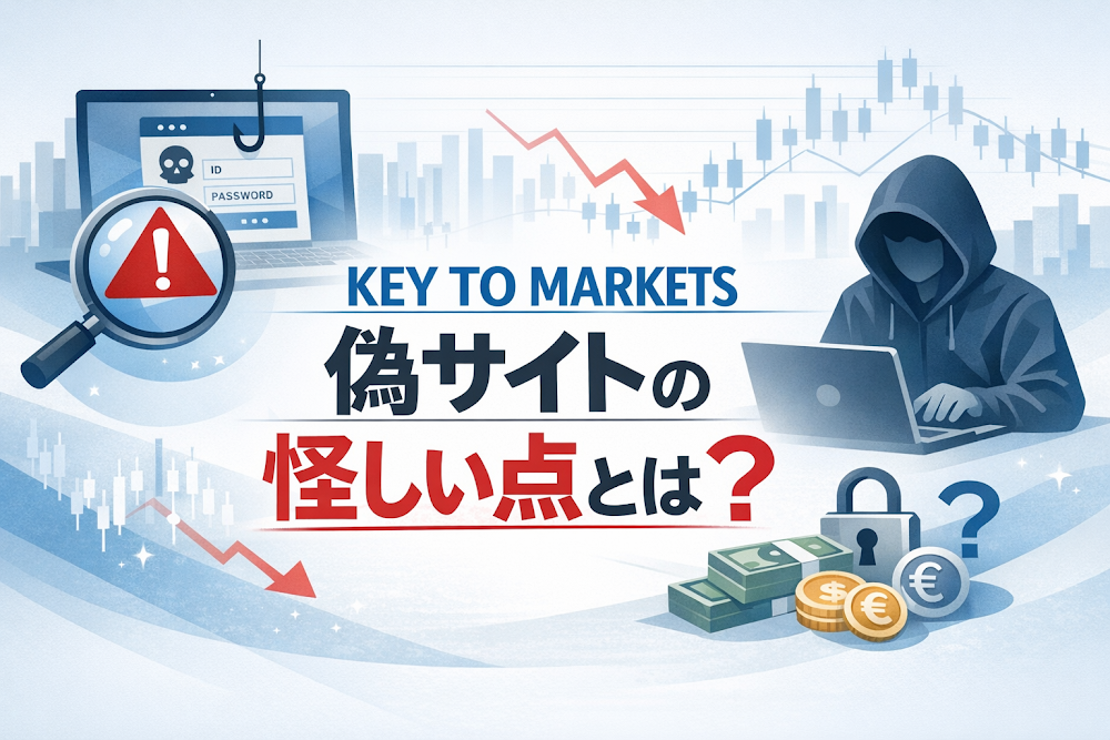 KEY TO MARKETS偽サイトの怪しい点とは？