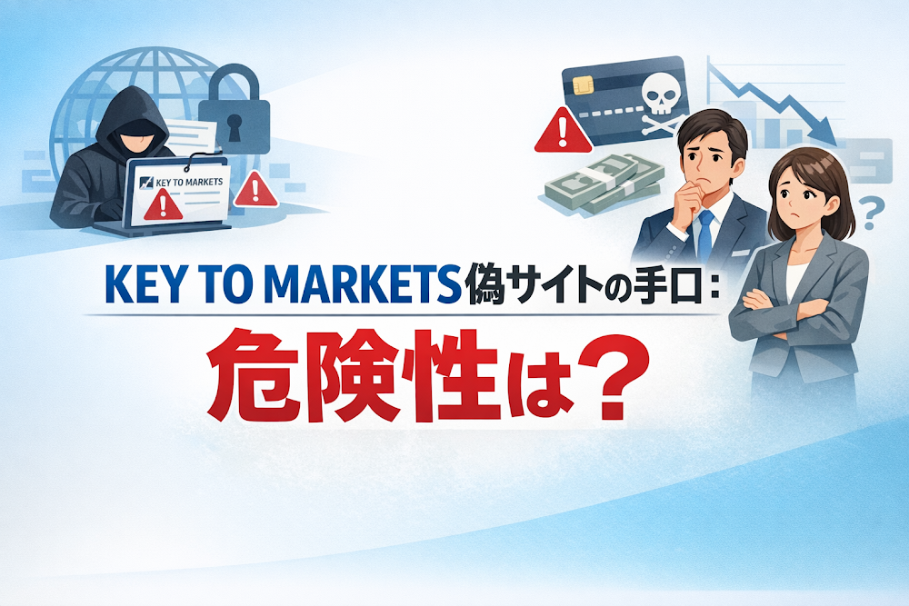 KEY TO MARKETS偽サイトの手口：危険性は？