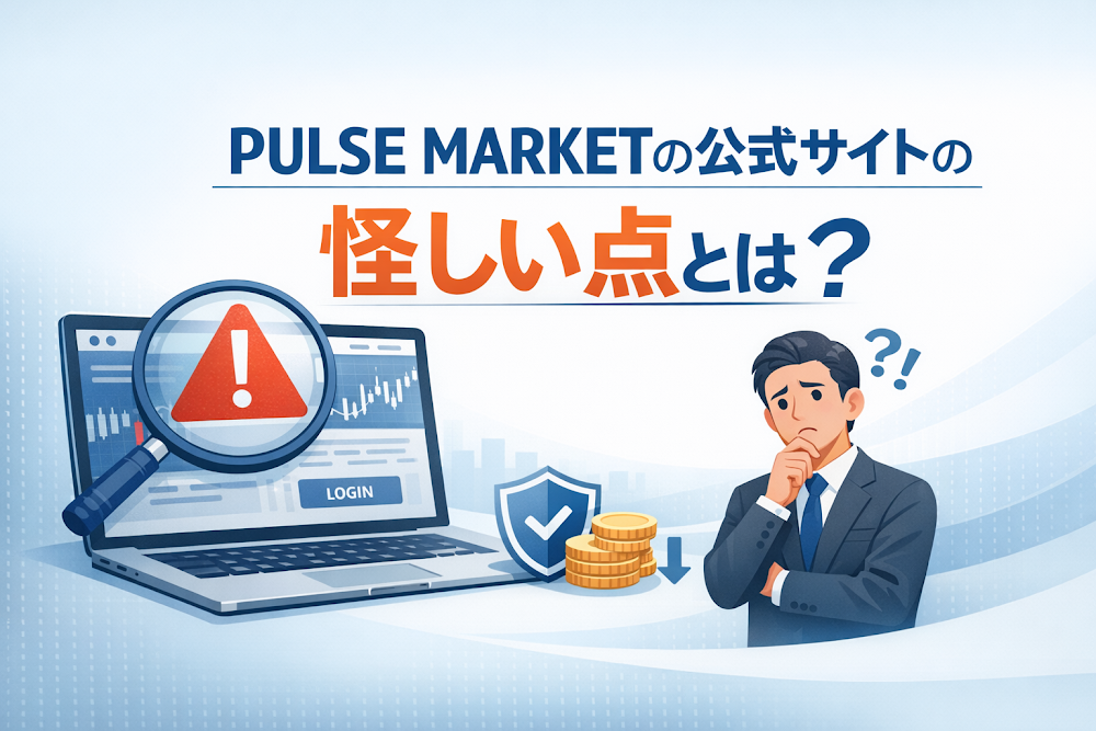 PULSE MARKETの公式サイトの怪しい点とは?
