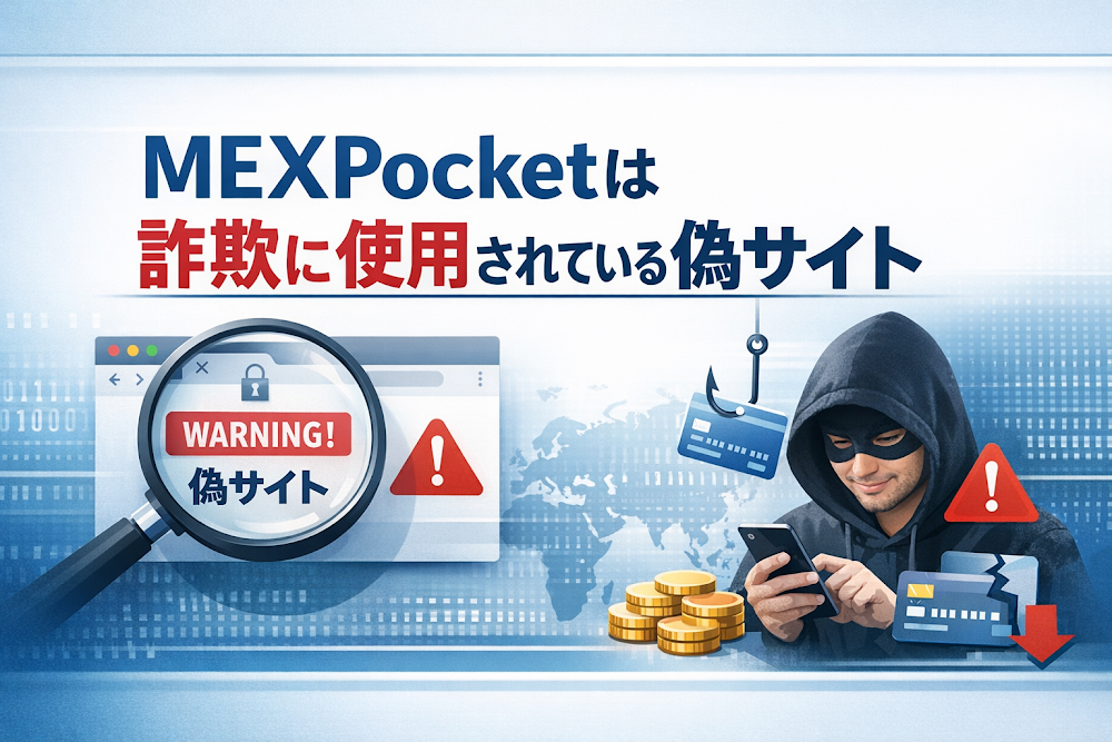 【結論】MEXPocketは詐欺に使用されている偽サイト